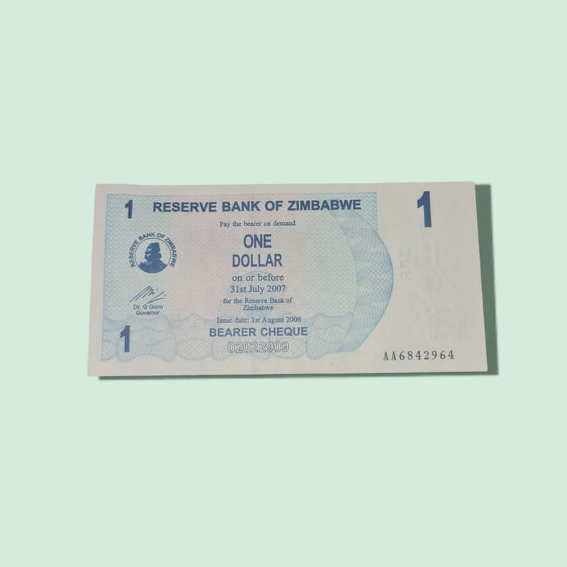 Zimbabwe, 1 dollar Banknote