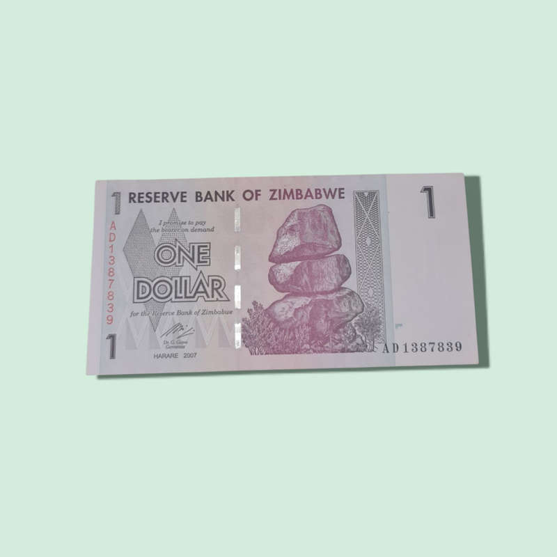 Zimbabwe 1 Dollar 2007 Banknote