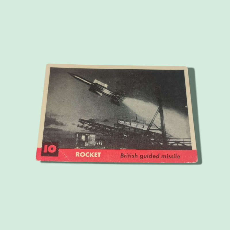 1957 KELLOGG'S ALL WHEAT cards ROCKET British guided missile