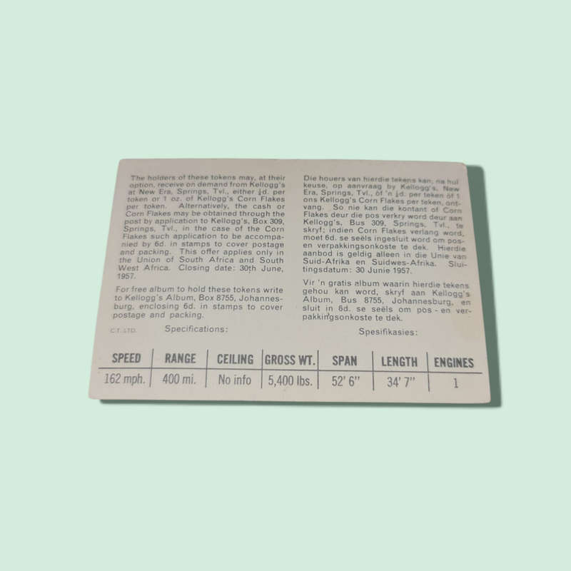 1957 KELLOGG'S ALL WHEAT cards PRESTWICK PIONEER II SCOTTISH TRANSPORT