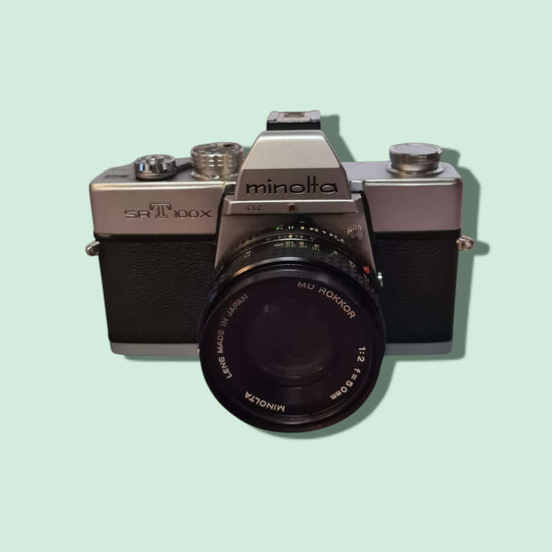 Vintage 35mm Minolta SRT100X Camera
