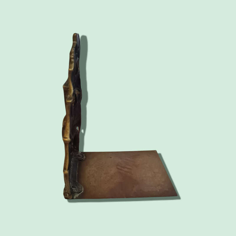 VINTAGE Brass Ship Book Ends Rare