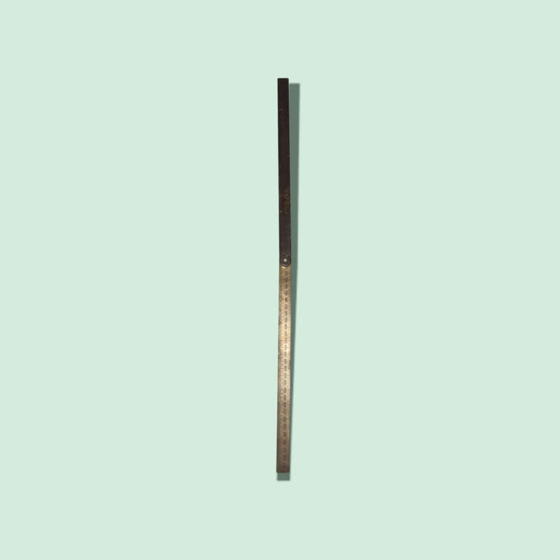 Rabone Chesterman Folding Brass Rule No 1241