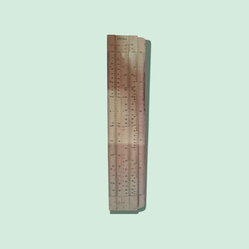 Vintage A.W. Faber-Castell 67/87 Rietz slide rule made in Germany