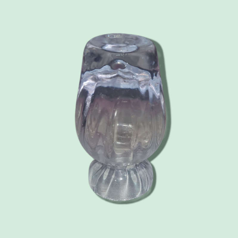 Rare Collectible Hand Blown Glass 2 Pc Mini Flower Bud Vases