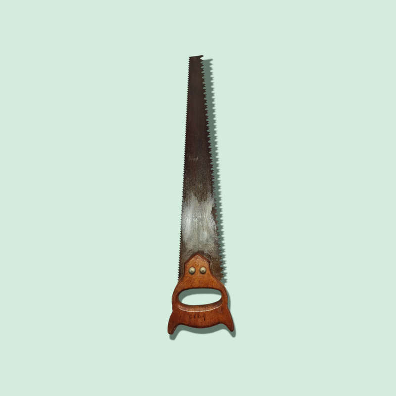 Vintage Double Edged Pruning Saw  