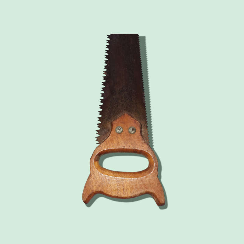 Vintage Double Edged Pruning Saw  