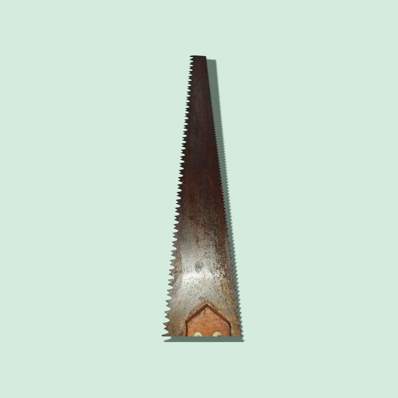 Vintage Double Edged Pruning Saw  