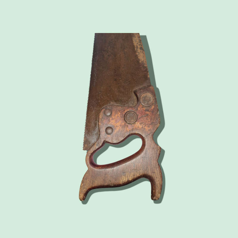 Vintage Disston USA Double Medallion Saw