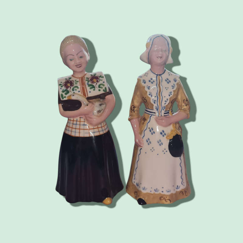 Vintage Zenith Bols Decanter x 2 - `Friesland` and `Spakenburg`