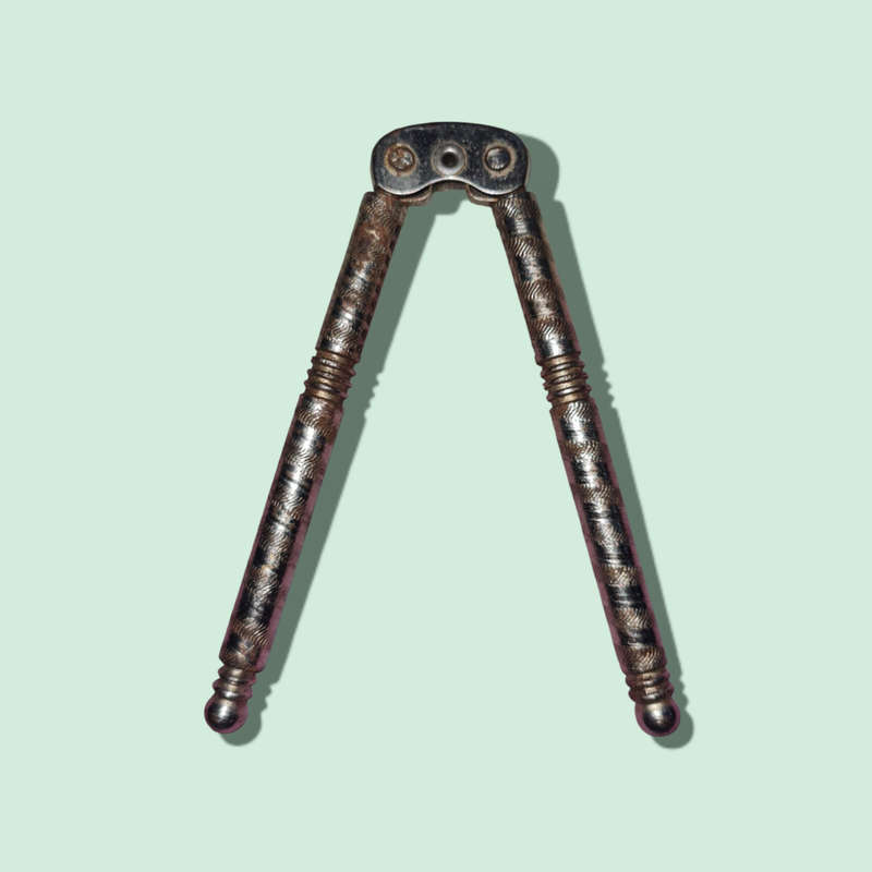 Classic Vintage 1940's Steel Spring Nutcracker