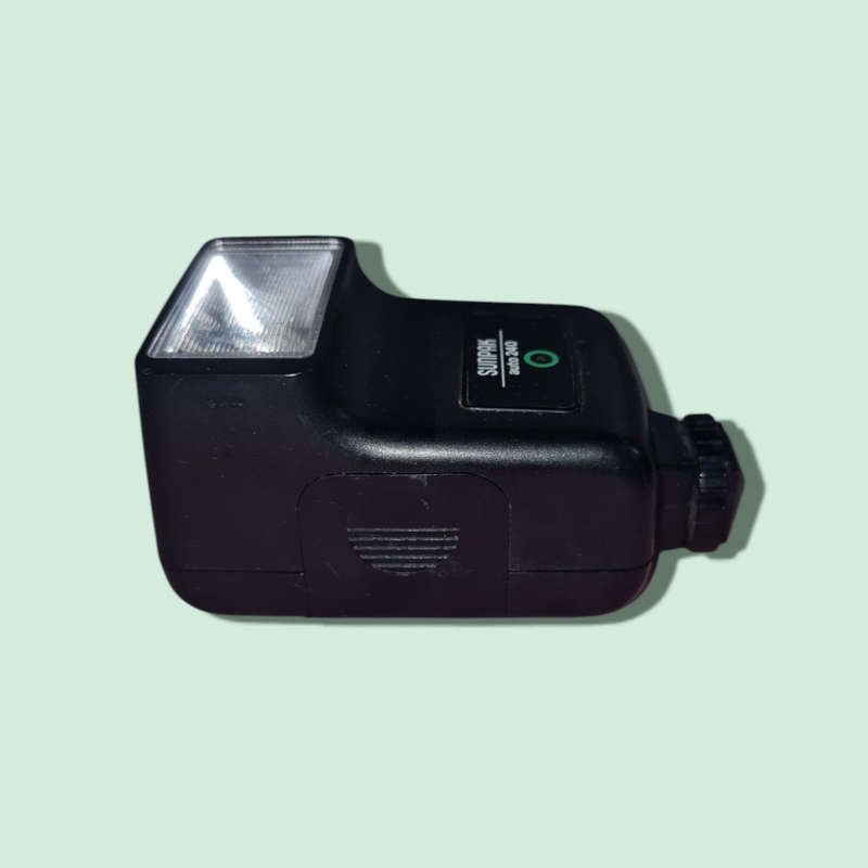 Sunpak Auto 240 Thyrister 35mm Flash Unit For Spears