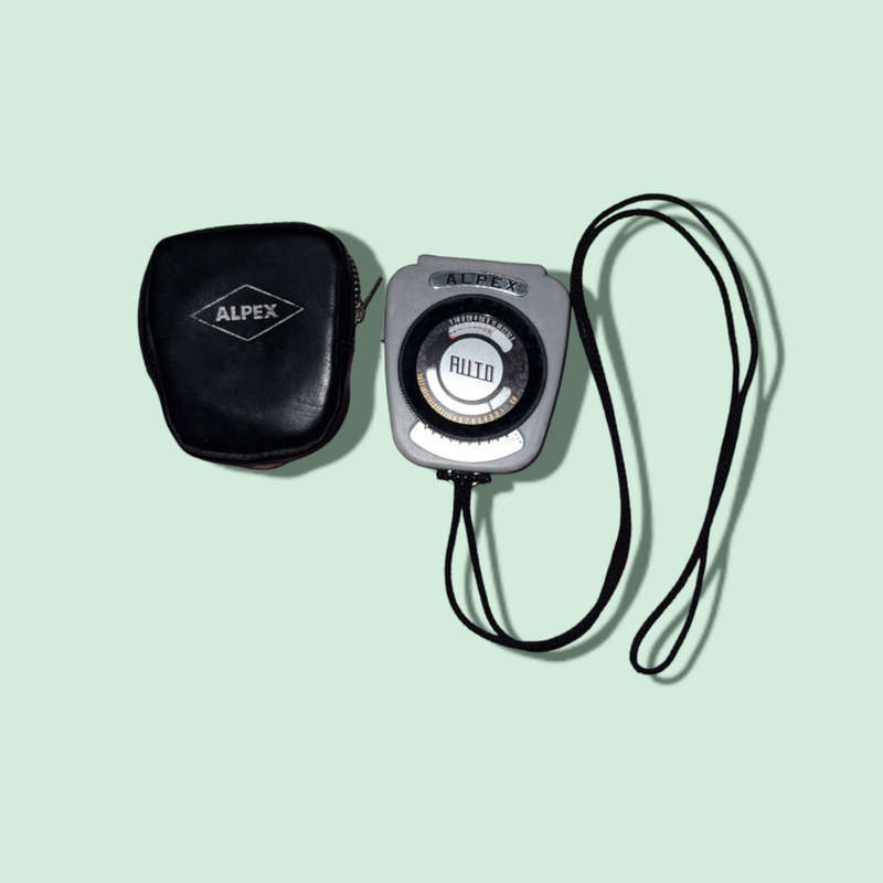 Vintage Alpex Japan Auto Exposure Meter With Zip Case