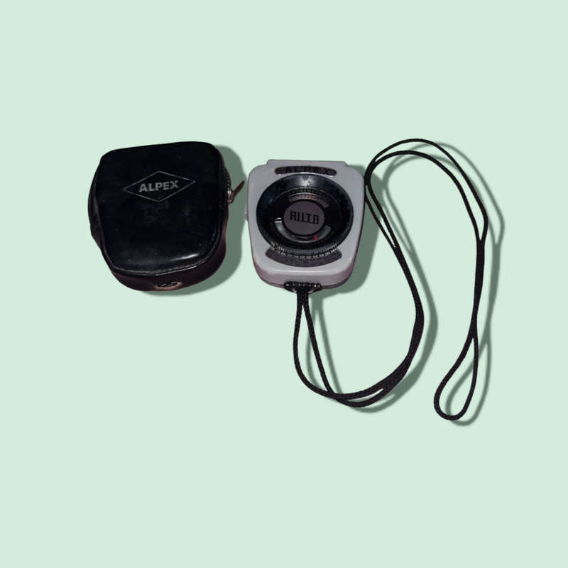 Vintage Alpex Japan Auto Exposure Meter With Zip Case