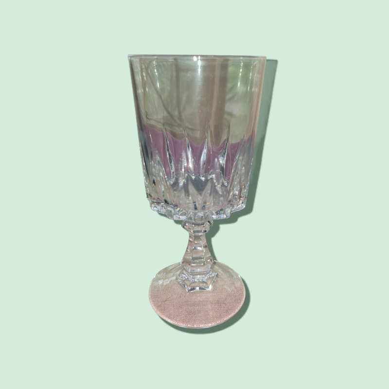 Vintage French Cristal d`Arques Durand Louvre Crystal Wine Glass Elegant Stemware