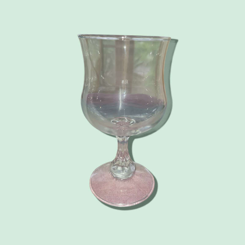 Vintage 3 x Wine Glasses