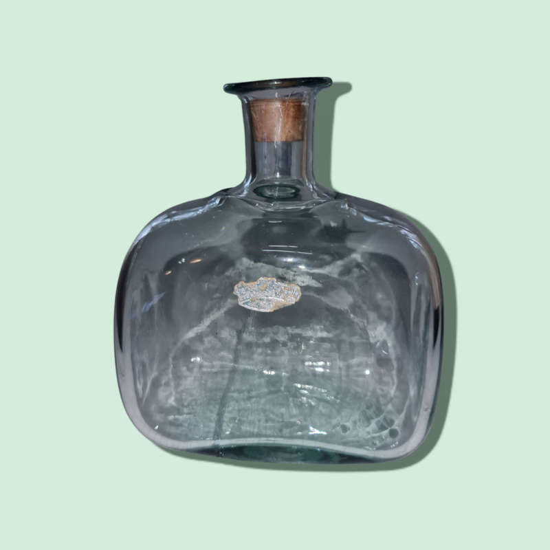 Vintage Glass Carafe by Stockholm Glasbruk Ture Berglund