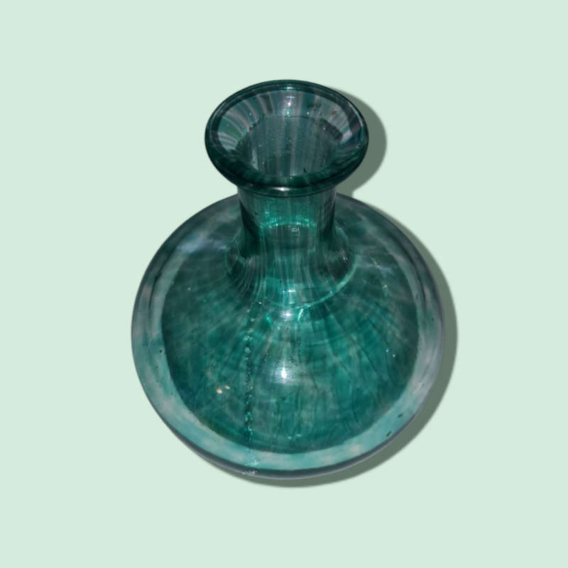 Aqua Glass vase