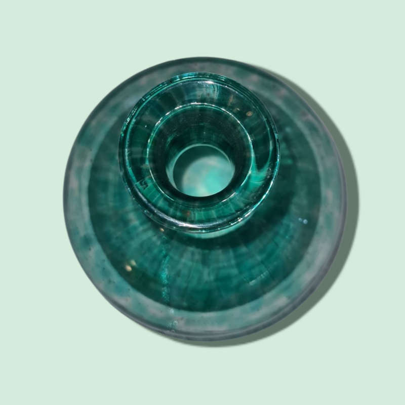 Aqua Glass vase