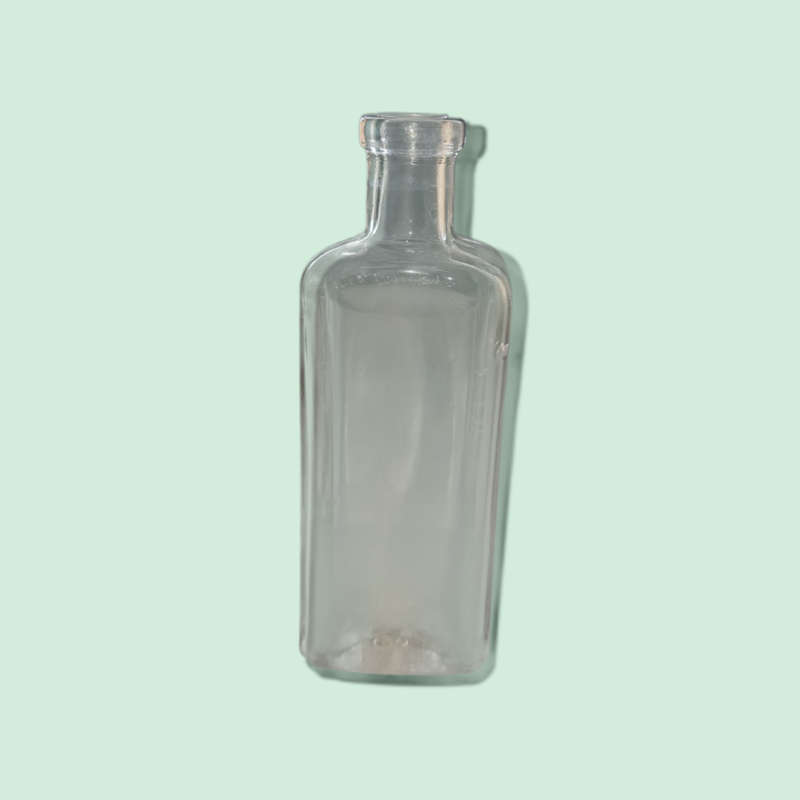 Vintage Marked Bottom Medicine Flask Bottle Look