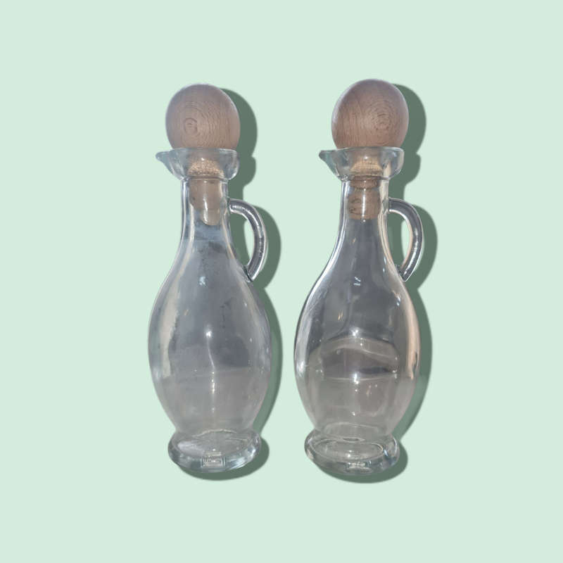 Massage Oil Carafes x 2 (250ml)