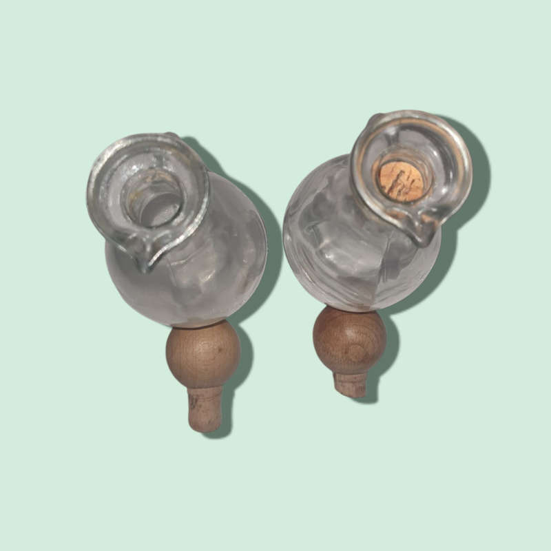 Massage Oil Carafes x 2 (250ml)
