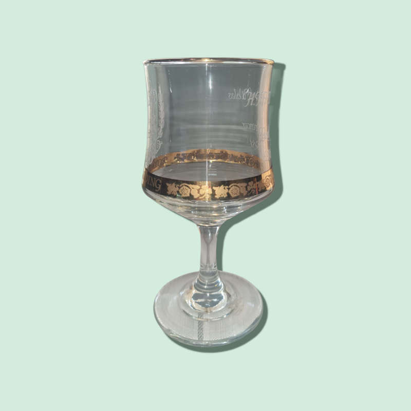 The Prince and Lady Diana Spencer Royal Wedding Commemorative Wine Glass