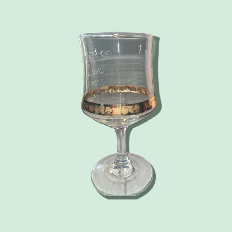 The Prince and Lady Diana Spencer Royal Wedding Commemorative Wine Glass