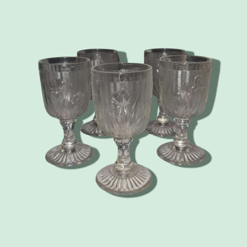 Antique Goblets Jeanette Glass