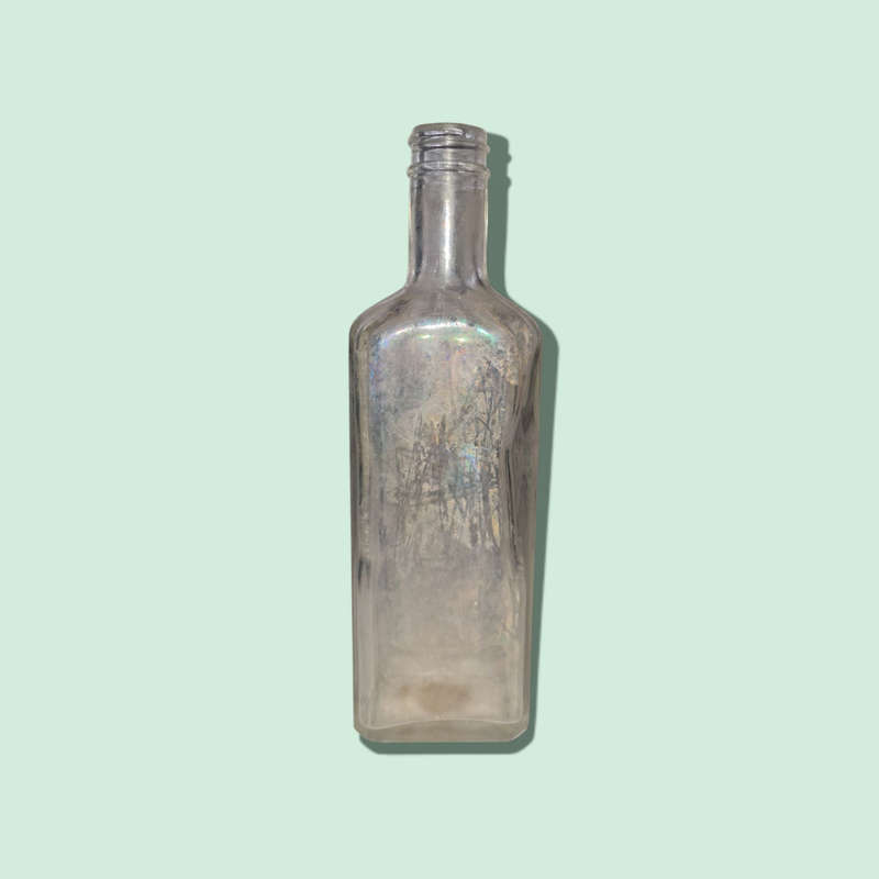 Antique Woods Great Peppermint Cure Empty Bottle