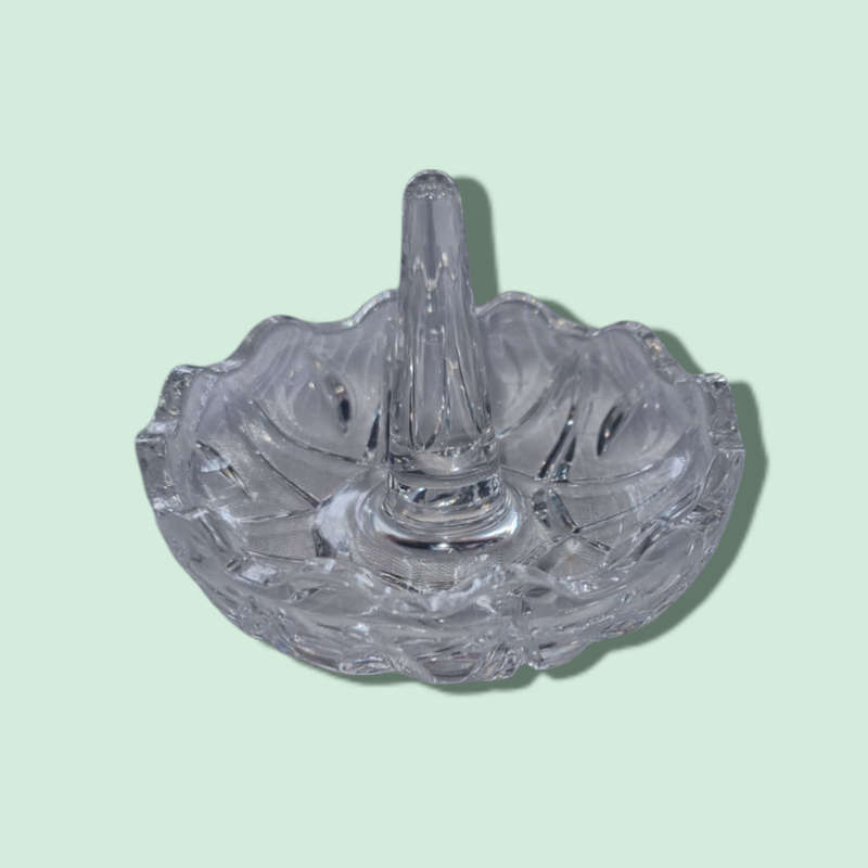 Vintage Crystal Ring Tree
