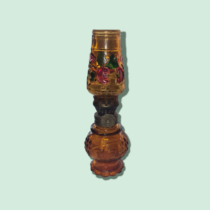 Vintage Miniature Oil Lamp