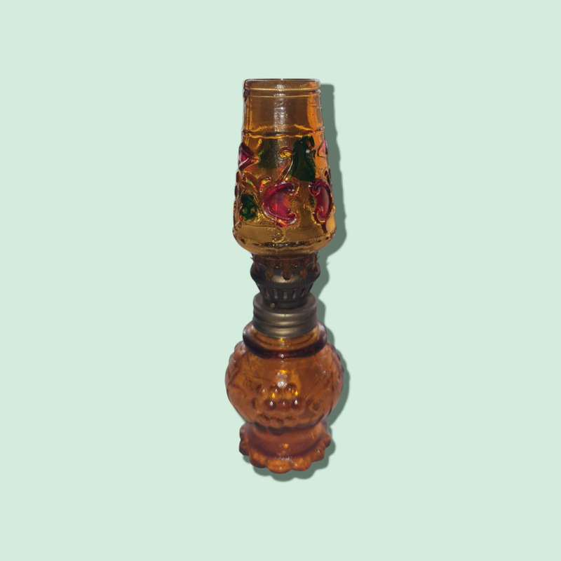 Vintage Miniature Oil Lamp