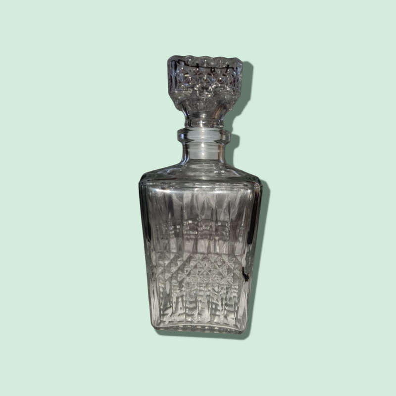 France Luminarc Square Liquor Decanter