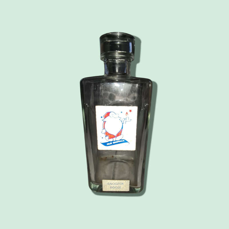 Old Snooze Booze Bottle