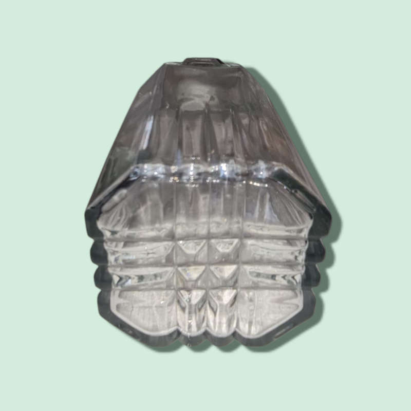 Vintage Clear Square Glass Liquor Decanter