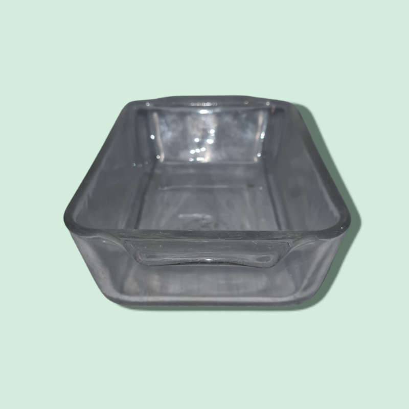 Anchor Hocking Fish King Clear Bread Pan Made In USA