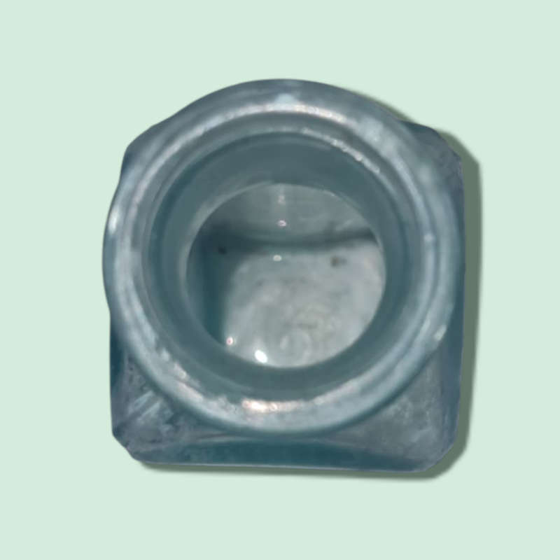 Vintage Antique Aqua Glass Medicine Apothecary bottle