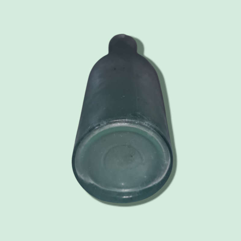 Aqua Glass Sauce Bottle