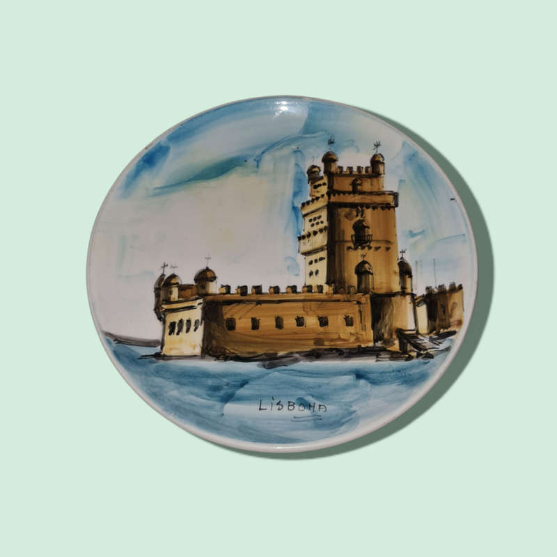 Small Hand Painted Lisbona Plate