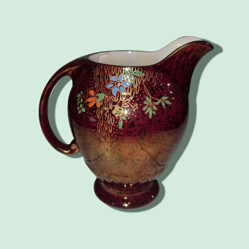 Rare Crown Devon Creamer Pattern 5002 Hand painted