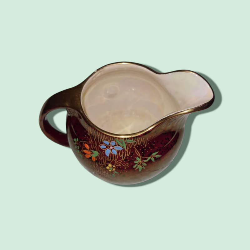 Rare Crown Devon Creamer Pattern 5002 Hand painted