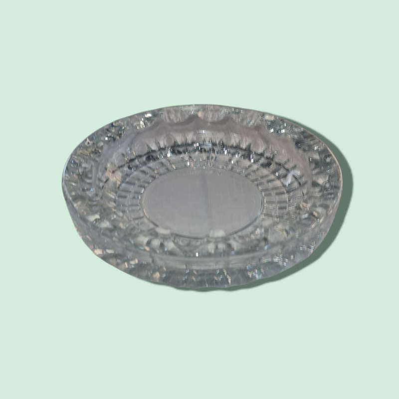 French Vintage Glass Ashtray