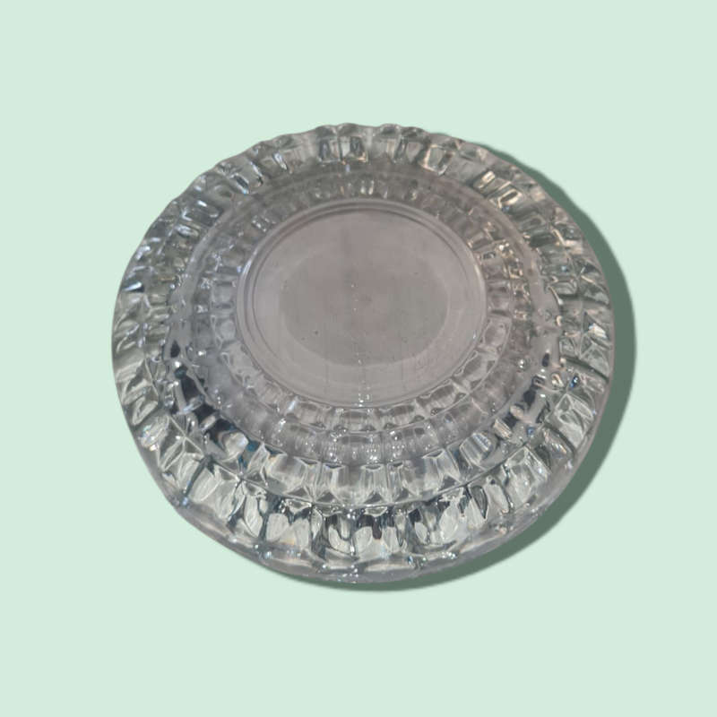 French Vintage Glass Ashtray