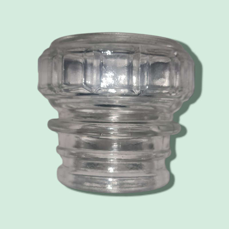 British Made Cut Glass Jar