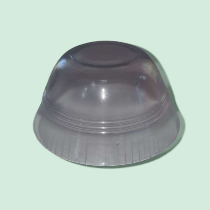 Clear Glass Custard Cups Ramekins Smooth Edge 3 Rings
