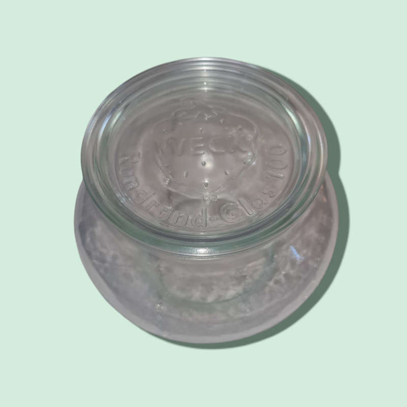 Vintage Weck Rundrand-Glas 100 glass  jar