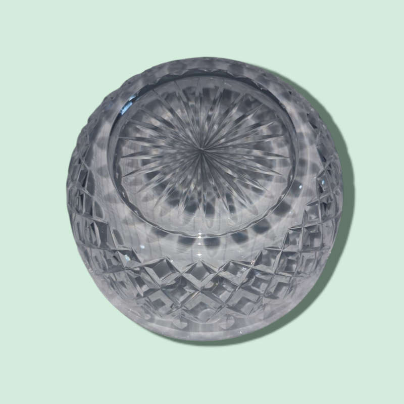 Small Crystal Round Bowl