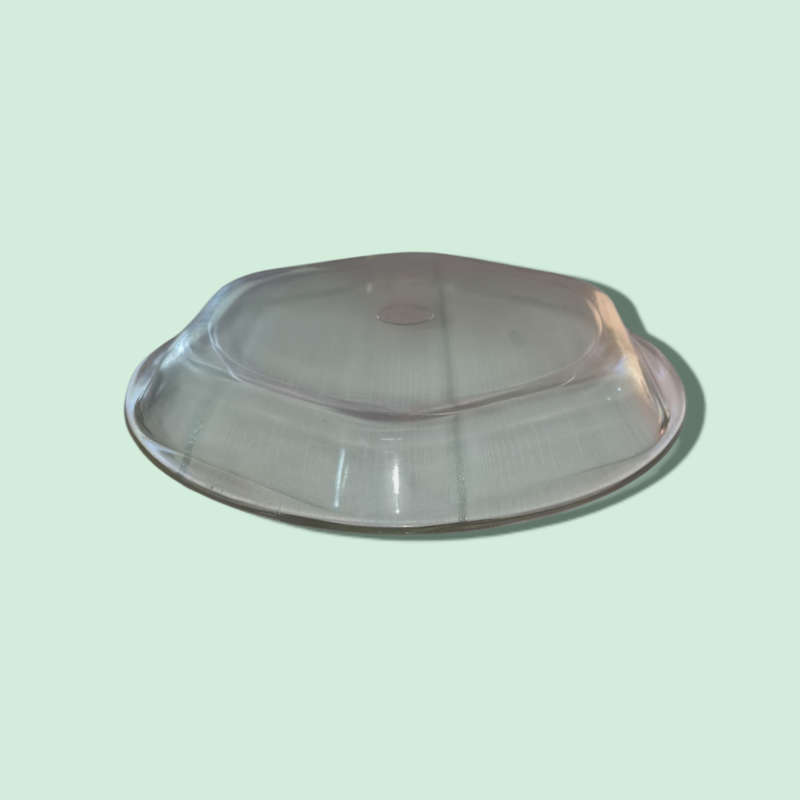 Vintage Pyrex Clear Glass Hexagonal Pie Plate #1203