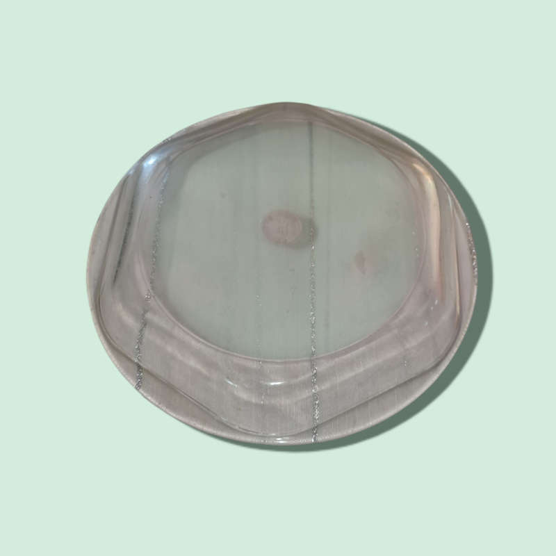 Vintage Pyrex Clear Glass Hexagonal Pie Plate #1203